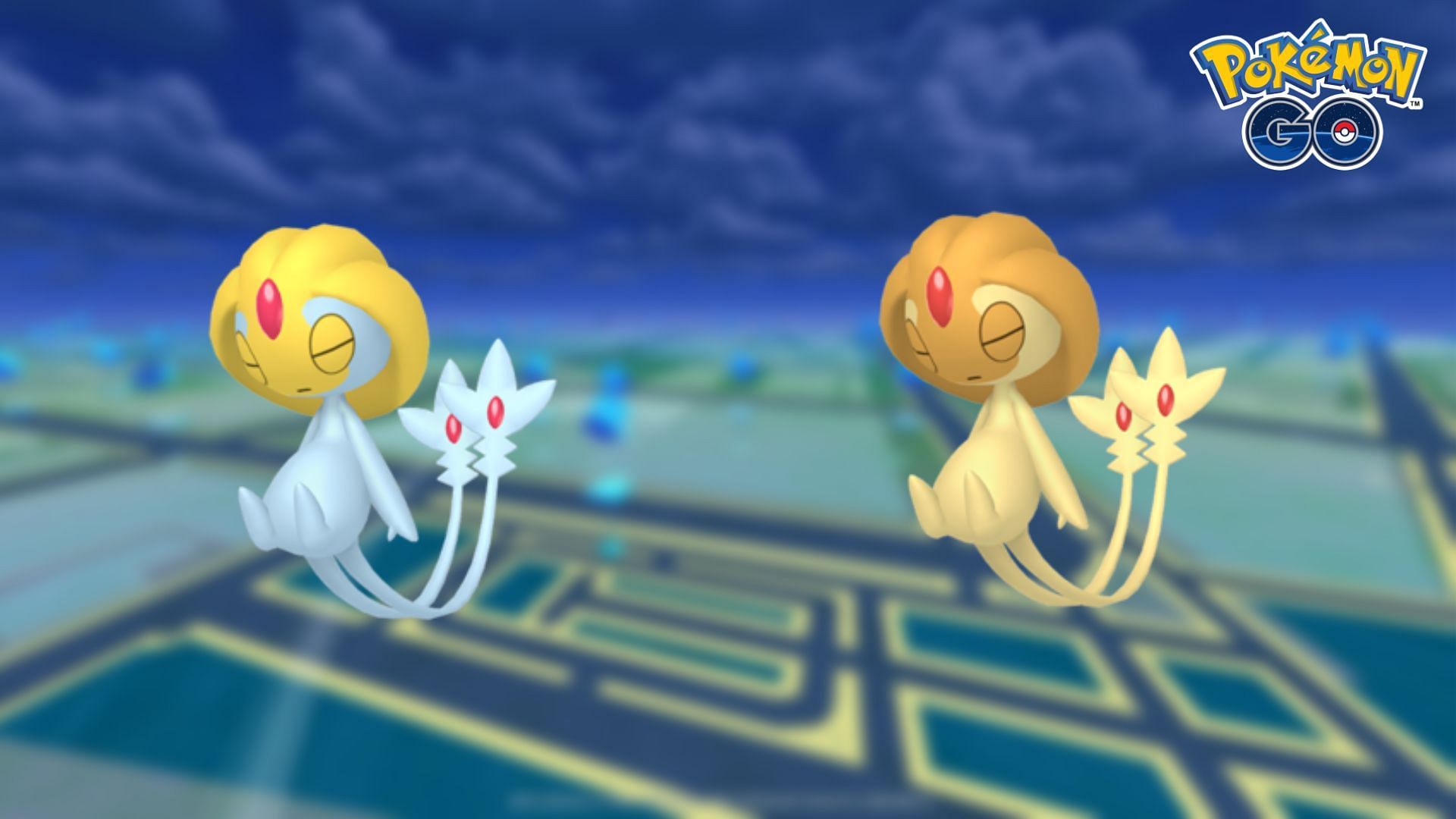 Uxie and its Shiny form (Image via TPC)